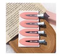 FOVAOK 4Pcs/Set Beauty Salon Seamless Hairpin Professional Styling Hairdressing Makeup Tools Hair Clips For Women Girl Headwear(Pink)