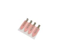 FOVAOK Beauty Salon Seamless Hairpin Professional Styling Hairdressing Makeup Tools Hair Clips for Women Girl Headwear(Pink 4PCS-J1)