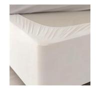 FOVAOK Bed Base Wrap Divan Valance Skirt-By Luxury Faux Suede With Three Sides Fabric And Around Elastic Easy To Install(Black,Double 150x200x48cm)