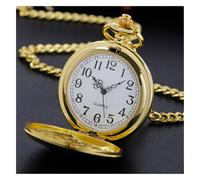 FOVAOK Fashion 37CM Fob Chain Smooth Steel Quartz Pocket Watch Vintage Roman Nmber Dial Pendant Fob Watch Gifts Clock(CF1003)