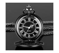 FOVAOK Fashion 37CM Fob Chain Smooth Steel Quartz Pocket Watch Vintage Roman Nmber Dial Pendant Fob Watch Gifts Clock(CF2021)
