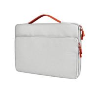 FOVAOK Laptop Bag for Notebook Computer for Suitable for All Models of Computers Sleeve Case Cover(Light Gray,13.3-14 inch)