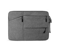 FOVAOK Laptop Carrying Case Fits For 13-15.6 Inch Laptop And Tablet Shoulder Strap Durable Water-Repellent Fabric Business Casual School(Dark gray,15.6 Inch)