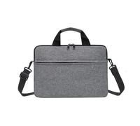 FOVAOK Laptop Carrying Case fits for 13-17-Inch Laptop and Tablet Shoulder Strap Durable Water-Repellent Fabric Business Casual School(Dark grey,17 inch)