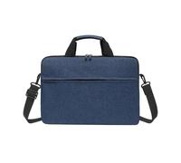 FOVAOK Laptop Carrying Case fits for 13-17-Inch Laptop and Tablet Shoulder Strap Durable Water-Repellent Fabric Business Casual School(Dark blue,17 inch)