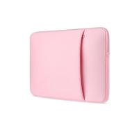 FOVAOK Laptop Inner Bag 11/13/14/15/16/17 Inch Computer Bag Protective Cover, Front Pocket Can Power, Multifunctional Laptop Bag(Light pink,15-15.6inch)