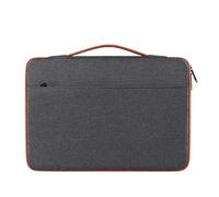 FOVAOK Laptop Sleeve Bag 13 14 15 15.6 Inch Notebook Pouch For Shockproof Computer Briefcase Travel Business Men Case(Grey,15.6 inch)