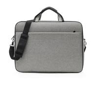 FOVAOK Large Capacity Laptop Bag 15.6 17 inch Protective Laptop Case Strap Carrying Computer Notebook(Grey,17 inch)