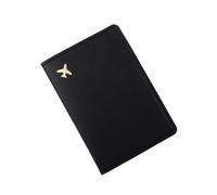 FOVAOK Lover Couple Passport Cover Hot Stamping Simple Plane Women Men Travel Wedding Passport Cover Holder Fashion Wedding Gift(5)