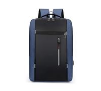 FOVAOK Men's Waterproof Backpack USB School Backpack 15.6 Inch Laptop Backpack Unisex Book Bag Bagpacks Men Stylish Back Pack(ROYAL BLUE)