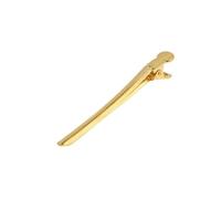 FOVAOK Metal Duckbill Clip Crocodile Curly Hairpin Barrettes Hairstyle Holder Fluffy Hair Root Salon Haircut Headwear Bobby Pin(1pc Gold)