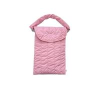 FOVAOK Pink Puffy Laptop Sleeve Bag 12/13/14 Inch Notebook Case Portable Carrying Bag Computer Waterproof Handbag(Pink,13-inch)