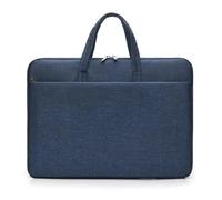FOVAOK Portable Briefcase Water Proof Business Commuting Large Capacity Laptop Case Computer Bag 14 Inch(Blue)