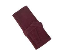 FOVAOK Roll Up Scissors Pouch Professional Barber Salon PU Holster - Holder for Haircutting Scissors Shear Hairdressing Holder Case Bag(Red Wine,1PCS)