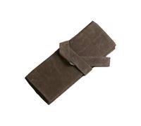 FOVAOK Roll Up Scissors Pouch Professional Barber Salon PU Holster - Holder for Haircutting Scissors Shear Hairdressing Holder Case Bag(Dark Gray,2PCS)