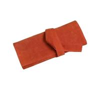 FOVAOK Roll Up Scissors Pouch Professional Barber Salon PU Holster - Holder for Haircutting Scissors Shear Hairdressing Holder Case Bag(Orange,2PCS)