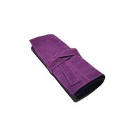 FOVAOK Roll Up Scissors Pouch Professional Barber Salon PU Holster - Holder for Haircutting Scissors Shear Hairdressing Holder Case Bag(Purple,2PCS)