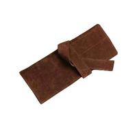 FOVAOK Roll Up Scissors Pouch Professional Barber Salon PU Holster - Holder for Haircutting Scissors Shear Hairdressing Holder Case Bag(Brown,2PCS)