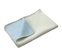 FOVAOK Summer Dog Cooling Mat Pet Ice Pads Cat Breathable Blanket Cat Washable Sofa Breathable Pet Dog Bed Pet Car Seat Cushion Sofa(Green,XL 100X70cm)