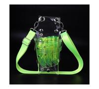 FOVAOK Transparent Hair Scissor Bag Clips Comb Hairdressing Hair Scissor Holster Pouch Holder Waist Belt Bag Salon Barber Tool(Green,2PCS)