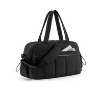 FOVAOK Travel Duffel Bag Gym Bag for Women with Wet Pocket Carry On Weekender Bags Waterproof Hand Luggage Airport Cabin Bag(Black)