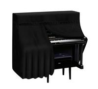 FOVAOK Upright Piano Cover Velvet Full Cover Piano Cover Dustproof Piano Cover Fits Standard Size Piano Cover