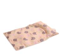 FOVAOK Washable Dog Cooling Mat Comfortable Breathable Soft Ice Blanket Moisture-proof Cat Sleep Cold Bed Pet(Bear,L)