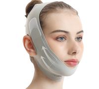 Fovcos V Line Lifting Mask, V Shaped Face Mask, V Shaped Contouring Face Mask, Face Lifting Strap, Face Toning Belts, Jaw Exerciser, Washable and Reusable
