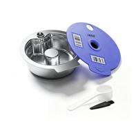 FOVNOT Reusable Coffee Pods for Tassimo, 304 Stainless Steel, 180ml | Refillable Capsule with Silicone Lid, Universal Barcode, Compatible with Tassimo Happy, Vivy, Suny, My Way Series