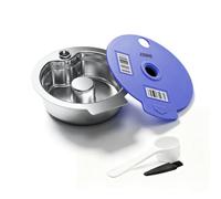 FOVNOT Reusable Coffee Pods for Tassimo, 304 Stainless Steel, 220ml | Refillable Capsule with Silicone Lid, Universal Barcode, Compatible with Tassimo Happy, Vivy, Suny, My Way Series