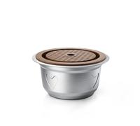 FOVNOT Stainless Steel Reusable Coffee Pods for Vertuo, 150ml | Refillable Coffee Capsule, Food-Grade Silicone Lids, Fits Vertuo Pop/Next/Plus/ENV135/ENV150/GCA1