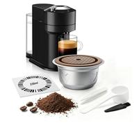 FOVNOT Stainless Steel Reusable Coffee Pods for Vertuo, 230ml