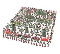 Fovolat Army Men Playset - Action Figures, Soldiers, Tanks, Aircraft & Helicopters - Pretend Army Toys for Kids