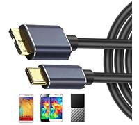 Fovolat External Hard Drive Cord - to Hard Drive Cable | Hard Drive Data Cable Fast Data Transfer Cord Compatible with USB 3.0, USB 2.0, USB 1.1, Laptops, Phones, Cameras, Tablets