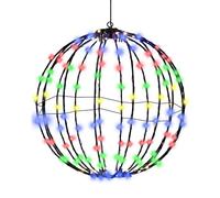 Fovolat Hanging LED Sphere | Large Light Up Outdoor Festive Ball Sphere Globe Lights | Battery Powered Indoor Outdoor Lights Ornament Wedding Home