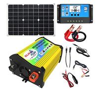 Fovolat Solar Panel Starter Kit | Solar System For RV | Solar System Kit Off Grid With Solar Panel And 3000W Inverter, 30A Solar Charge Controller