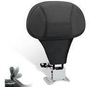 FOVPLUE Adjustable Rider Backrest,Detachable Plug-in Driver Backrest Pad w/Mounting Kit for Harley Touring 2009-2025,for CVO Road Glide Street Glide Tri Glide FLHTK/L Electra Glide Road King,Style 3