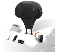 FOVPLUE Adjustable Rider Backrest,Detachable Plug-in Driver Backrest Pad w/Mounting Kit for Harley Touring 2009-2025,for CVO Road Glide Street Glide Tri Glide FLHTK/L Electra Glide Road King,Style 4
