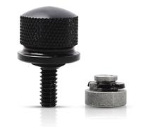 FOVPLUE Quick-Release Fender Seat Hardware Kit,1/4″-20 Thread Seat Bolt/Screw and Nut Kit for Harley Softail, FLT Touring Road glide Road King Street Glide Electra Glide, Sportster XL, Dyna,Black