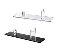 Fowecry 2 Pcs Fixed Blade Knife Collection Display Stand Acrylic Knife Display Stand Holders Holder for Single Knife Wide Display Stand