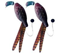 Fowecry 2 Pcs Pheasant Dummy Bumper Toy for Hunting Retriever Dog Training, Hunting Duck Recognition Trainers,Pheasants