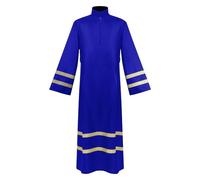 Foweknow Medieval Clothing Men's Prister Robe Priest Celebrant Tunic Choir Minister Klergie Pulpit Liturgical Costume Gothic Cosplay Fancy Dress for Carnival Theme Party Halloween