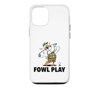 Fowl Play Funny Duck Goose Golfer Father’s Day Case for iPhone 12/12 Pro