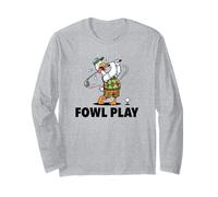 Fowl Play Funny Duck Goose Golfer Father’s Day Long Sleeve T-Shirt