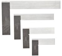 Fowler 52-432-246-0 Machinist Hardened Steel Square Set, 2", 3",4",and 6" Blade Size