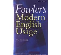 Fowler's Modern English Usage (Re-Revised 3rd Edition)