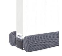 fowong Under Door Draught Excluder,88cm Double Side Draught Excluder for Bottom of Doors Under Door Seal Reduce Noise Draft Excluder Cushion Grey