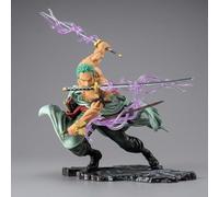 FowWelt Zoro Action Figure One Piece Roronoa Zoro Battle Mode Anime PVC Figurine Three Thousand World Sword Style Model Statue Collectible Doll for Home Desk Decor Gift (Zoro)