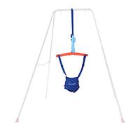 Fowybe Baby Door Jumper, Adjustable Children's Hammock Swing Trainer, Baby Standing Door Jumper, Outdoor Baby Swing with Saddle Seat, Blue, Infant from 6 months