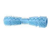 Fowybe Dog Toothbrush Stick, TPR Non-slip Soft Puppy Teething Toys, Interactive Dog Toys with Hollow Design for Medium, Large Dogs, Corgis, Poodles, Interactive Play